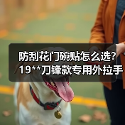 防刮花门碗贴怎么选？19**刀锋款专用外拉手装饰（图4）