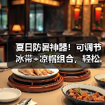 夏日防暑神器！可调节冰带+凉帽组合，轻松应对高温（图2）