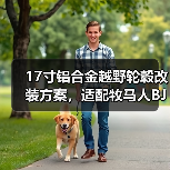 17寸铝合金越野轮毂改装方案，适配牧马人BJ40与陆巡LC80怎么选？（图1）