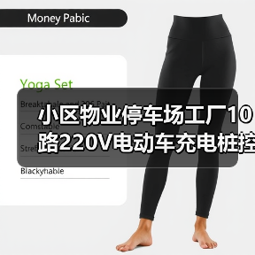 小区物业停车场工厂10路220V电动车充