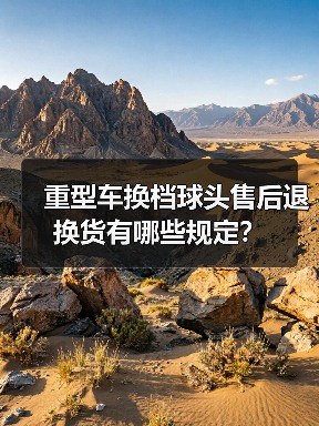 重型车换档球头售后退换货有哪些规定？（图3）