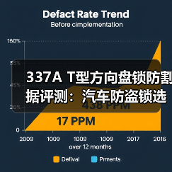 337A T型方向盘锁防割据评测：汽车防盗锁选购指南（图3）