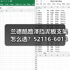兰德酷路泽挡泥板支架怎么选？52116-60131 52115-60071解析（图2）