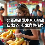 比亚迪销量冲30万辆谁在焦虑？行业竞争格局剧变（图3）