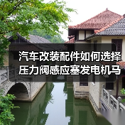 汽车改装配件如何选择压力阀感应塞发电机马达座子（图2）