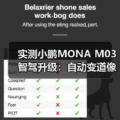 实测小鹏MONA M03智驾升级：自动变道像开了挂？（图4）