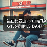 进口比亚迪F3 L3哈飞4G15S菱帅1.5 DA471Q发动机总成批发（图2）