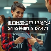 进口比亚迪F3 L3哈飞4G15S菱帅1.5 DA471Q发动机总成批发（图4）