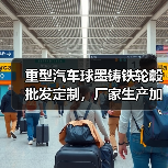 重型汽车球墨铸铁轮毂批发定制，厂家生产加工一站式服务（图4）