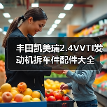 丰田凯美瑞2.4VVTI发动机拆车件配件大全（图3）