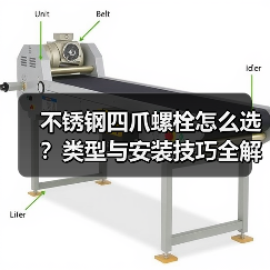 不锈钢四爪螺栓怎么选？类型与安装技巧全解析（图3）