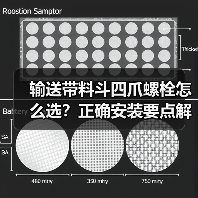 输送带料斗四爪螺栓怎么选？正确安装要点解析（图2）