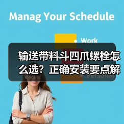 输送带料斗四爪螺栓怎么选？正确安装要点解析（图3）