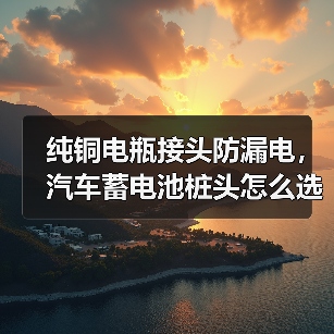 纯铜电瓶接头防漏电，汽车蓄电池桩头怎么选？（图1）