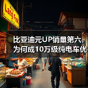 比亚迪元UP销量第六，为何成10万级纯电
