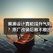 熏黑设计真能提升气势？原厂改装后敢不敢出门？（图2）