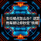 车位被占怎么办？这款拖车锁让你秒变