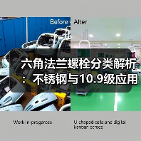 六角法兰螺栓分类解析：不锈钢与10.9级应用（图4）