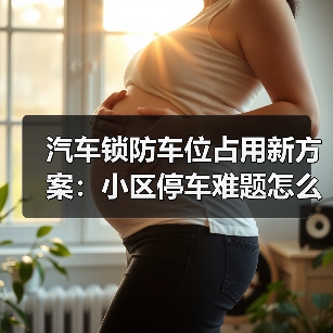 汽车锁防车位占用新方案：小区停车难题怎么破？（图2）