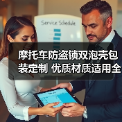 摩托车防盗锁双泡壳包装定制 优质材质适用全球多地区销售（图3）