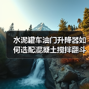 水泥罐车油门升降器如何选配混凝土搅拌翻斗车手油门？（图3）