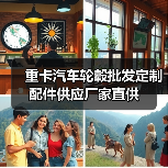重卡汽车轮毂批发定制 配件供应厂家直供（图4）