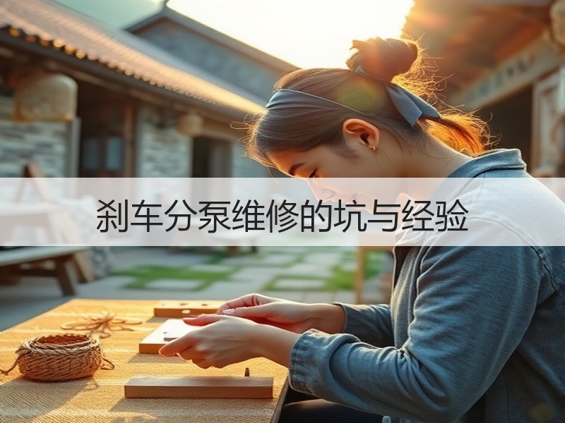 刹车分泵维修的坑与经验