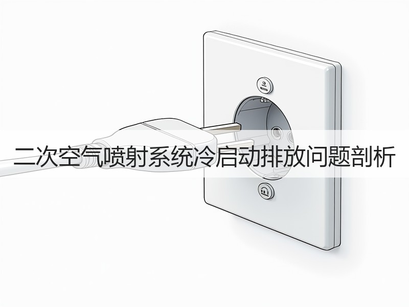 二次空气喷射系统冷启动排放问题剖析