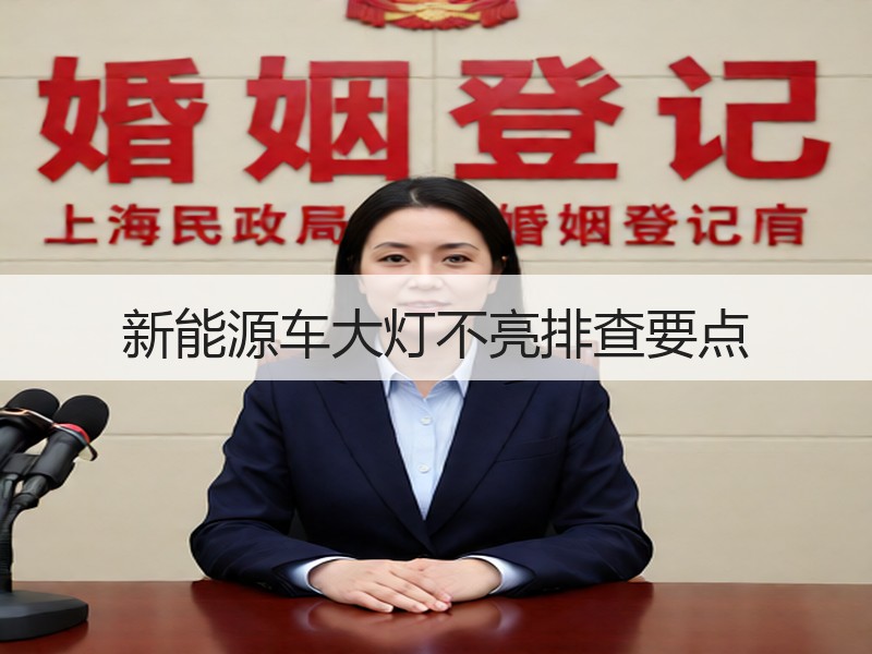 新能源车大灯不亮排查要点