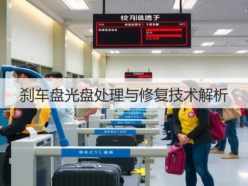刹车盘光盘处理与修复技术解析