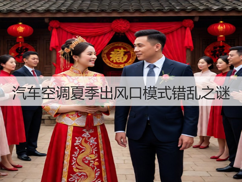 汽车空调夏季出风口模式错乱之谜