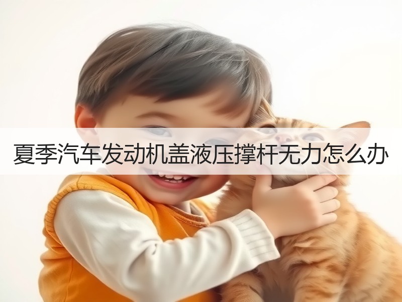 夏季汽车发动机盖液压撑杆无力怎么办