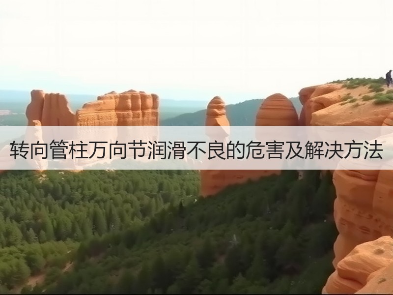 转向管柱万向节润滑不良的危害及解决方法