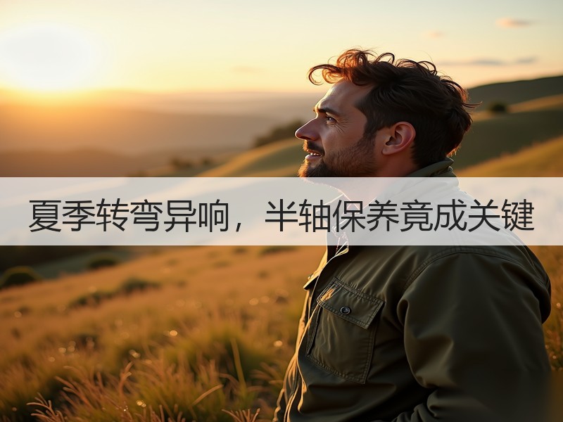 夏季转弯异响，半轴保养竟成关键