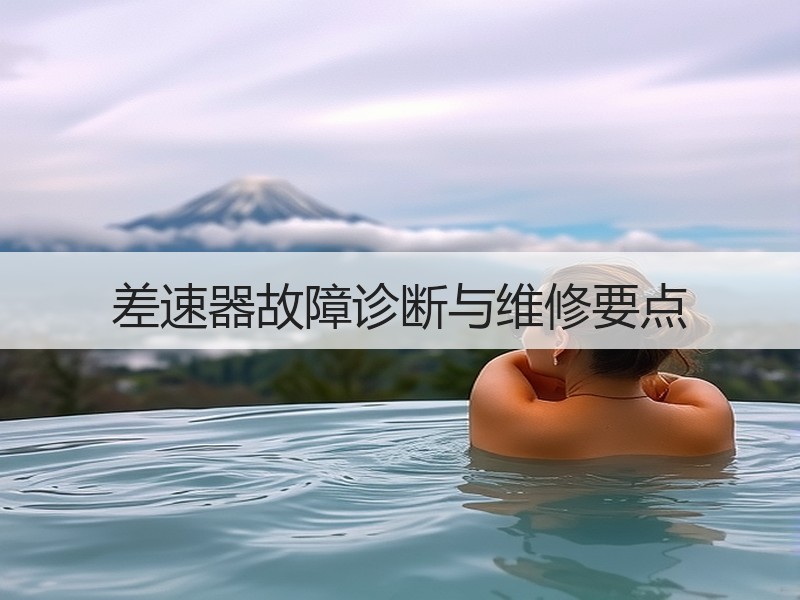 差速器故障诊断与维修要点