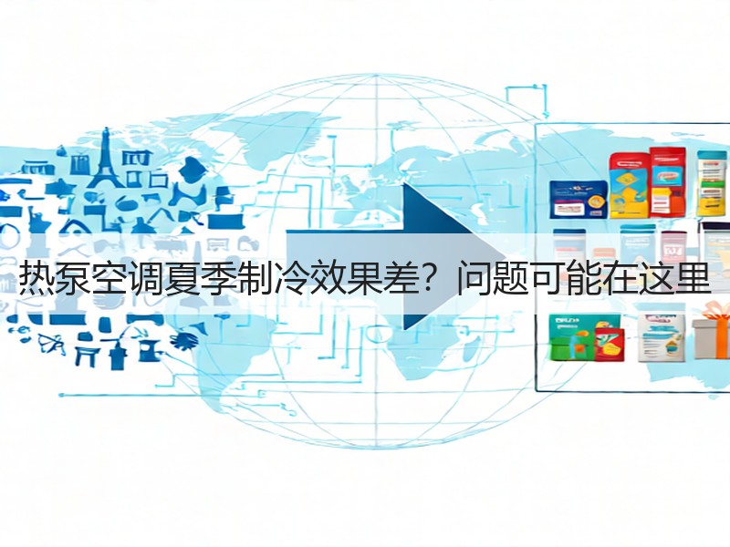 热泵空调夏季制冷效果差？问题可能在这里