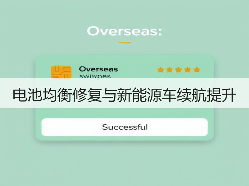 电池均衡修复与新能源车续航提升