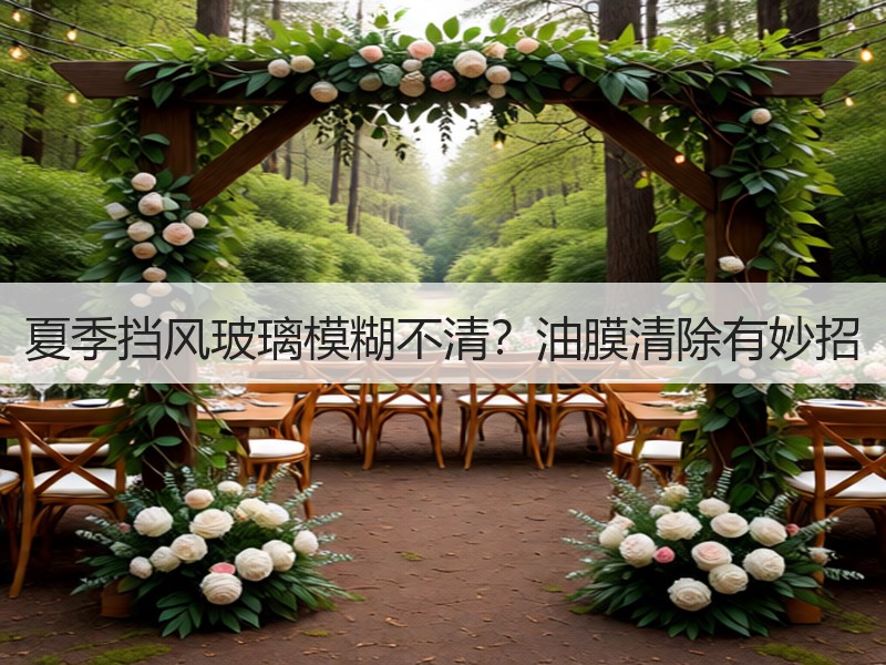 夏季挡风玻璃模糊不清？油膜清除有妙招