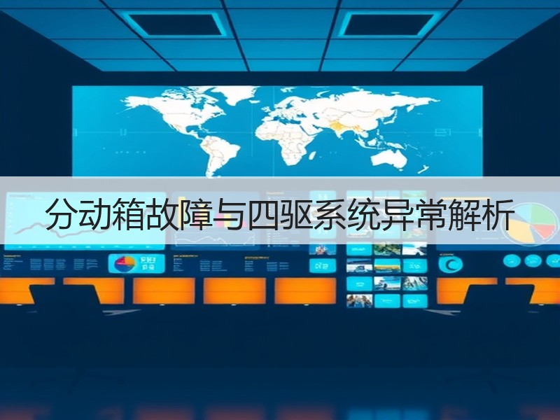 分动箱故障与四驱系统异常解析