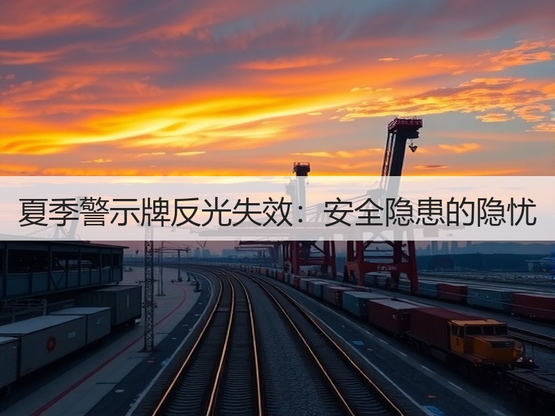 夏季警示牌反光失效：安全隐患的隐忧