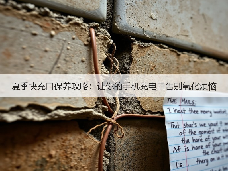 夏季快充口保养攻略：让你的手机充电口告别